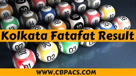 kolkata ghosh babu|Kolkata Fatafat Result: Live কলকাতা ফটাফট Winning Number.